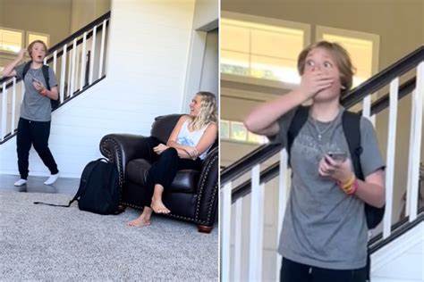 sister boobs|Big Sister Surprises Little Brother With Visit Home and He Was .